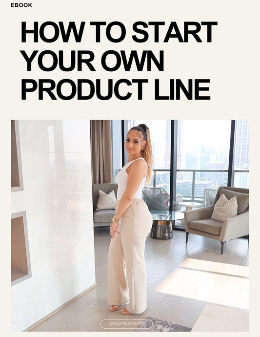 "How to start your own product line"