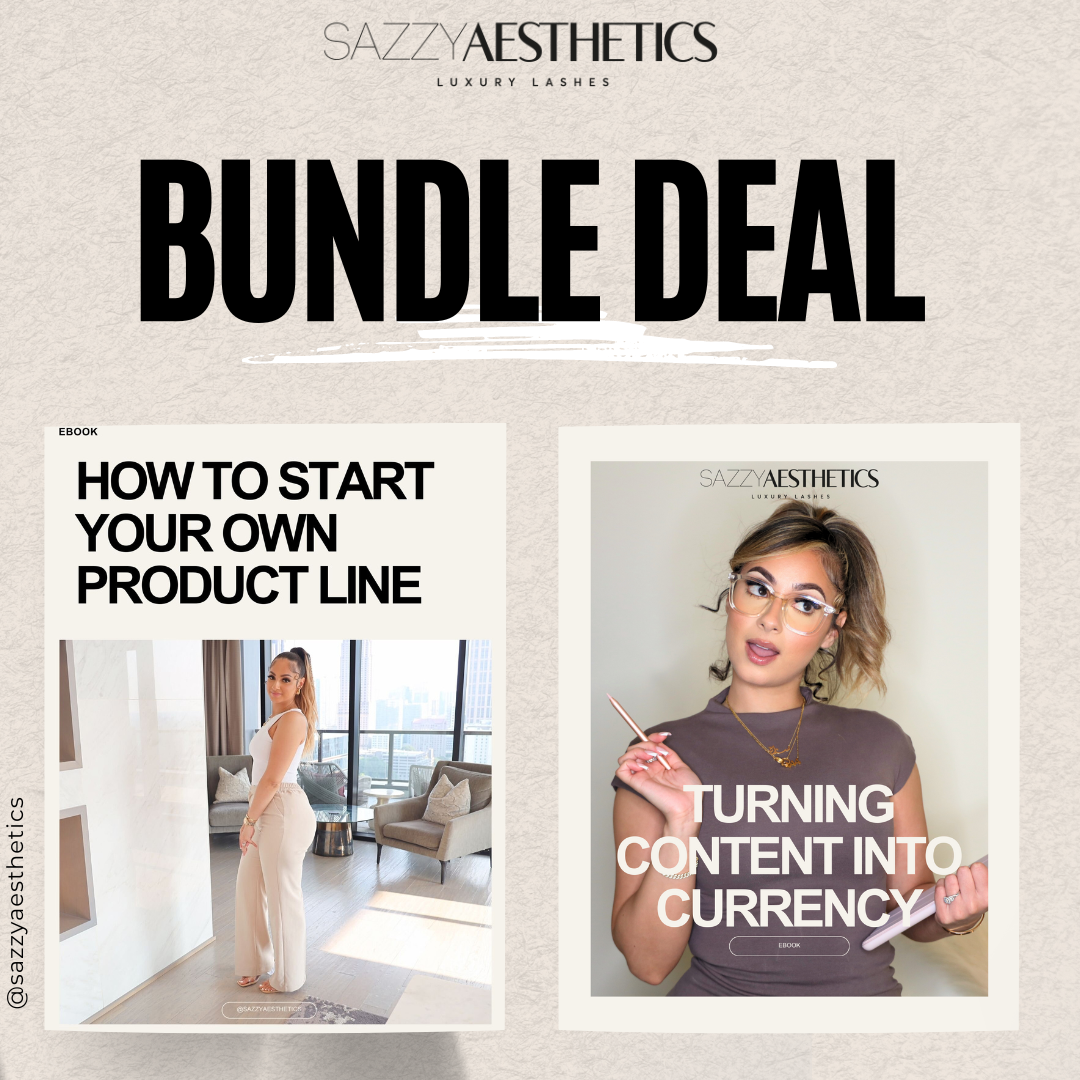 Ebook Bundle Deal "How to Start your own Product Line" & "Turning Content into Currency